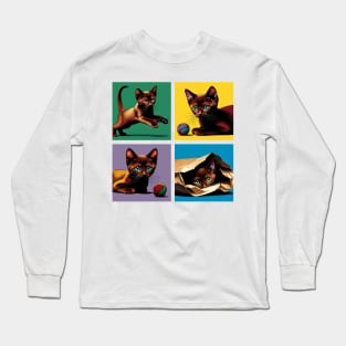 Havana Pop Art - Cute Kitties Long Sleeve T-Shirt